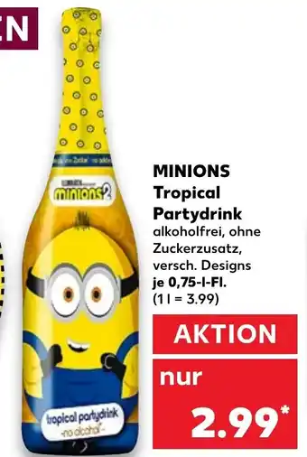 Kaufland Minions Tropical Partydrink 0,75L Angebot