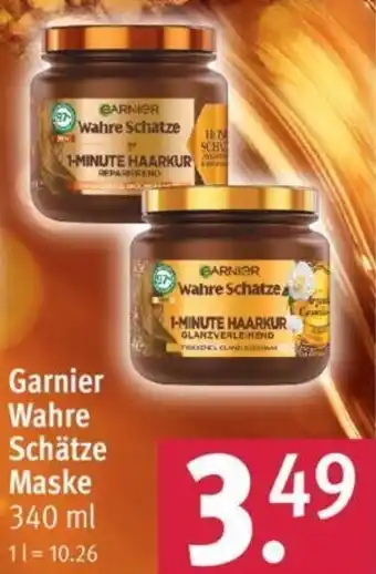 Rossmann Garnier Wahre Schätze Maske 340 ml Angebot