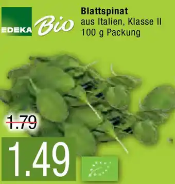 Marktkauf Edeka Bio Blattspinat 100g Angebot