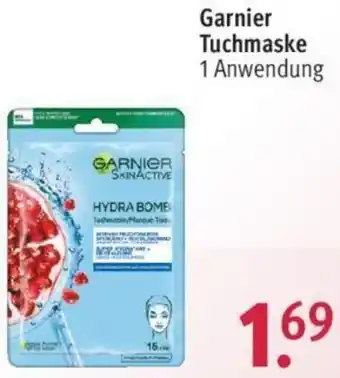 Rossmann Garnier Tuchmaske 1 Anwendung Angebot