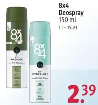 Rossmann 8x4 Deospray 150 ml Angebot