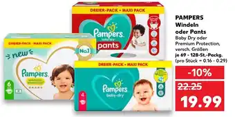 Kaufland Pampers Windeln oder Pants 69-128-St Angebot