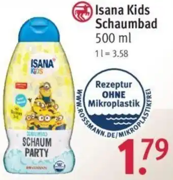 Rossmann Isana Kids Schaumbad 500 ml Angebot