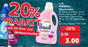 Kaufland z. B. Perwoll Waschmittel Angebot