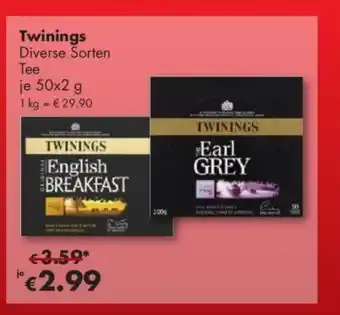 Travel Free Twinings Bio-Tee 50st Angebot