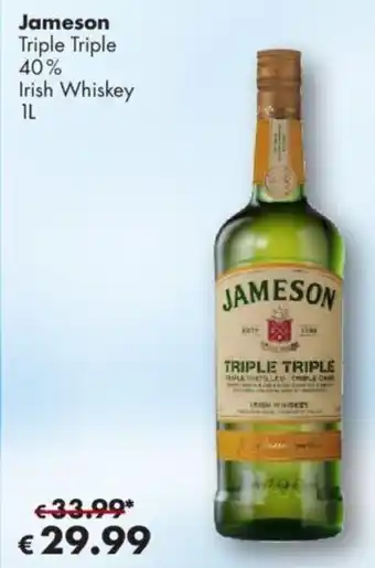 Travel Free Jameson Irish Whiskey 1L Angebot