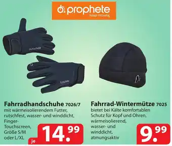 Famila Nord Ost Prophete Fahrradhandschuhe 7026/7, S/M-L/XL Angebot