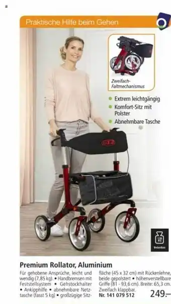 Weltbild Premium rollator, aluminium Angebot