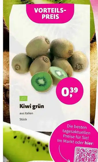 Aleco Biomarkt Kiwi grün Angebot