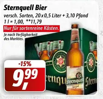 Simmel Sternquell Bier 20 x 0,5 Liter Angebot