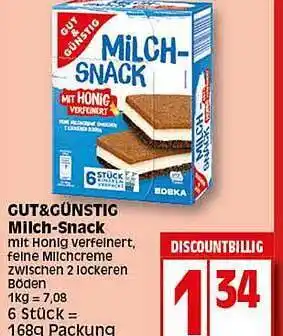 Elli Markt Gut & günstig milch-snack Angebot