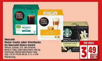 Elli Markt Nescafé dolce gusto oder starbucks by nescafé dolce gusto Angebot