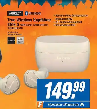 Expert Jabra true wireless kopfhörer elite 5 Angebot