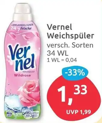 Budni Vernel Weichspüler 34 WL Angebot