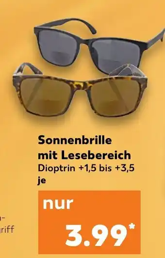 Kaufland Sonnenbrille mit Lesebereich Angebot