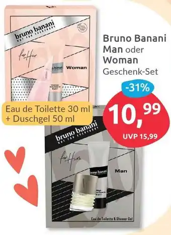 Budni Bruno Banani Man oder Woman Geschenk Set Angebot