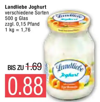 Marktkauf Landliebe Joghurt 500g Glas Angebot