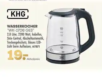 Möbel Kraft Wasserkocher khg Angebot