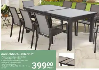 Selgros Siena Garden Palermo Ausziehtisch Angebot