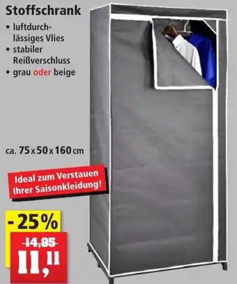 Thomas Philipps Stoffschrank ca. 75 x 50 x 160 cm Angebot