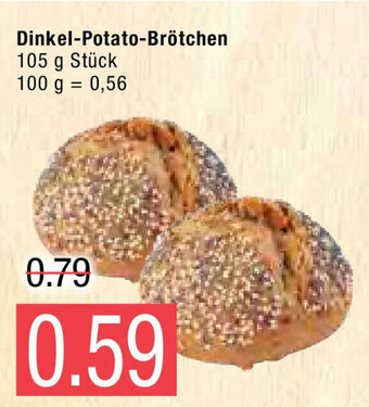 Marktkauf Dinkel Potato Brötchen 105g Angebot