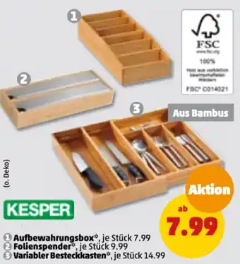 PENNY Kesper Aufbewahrungsbox Angebot