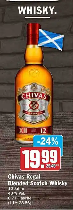 AEZ Chivas regal blended scotch whisky Angebot
