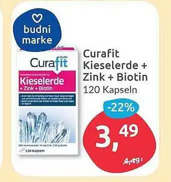 Budni Curafit kieselerde + zink + biotin Angebot