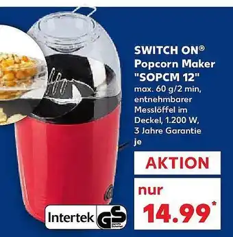 Kaufland Switch on popcorn maker „sopcm 12 Angebot