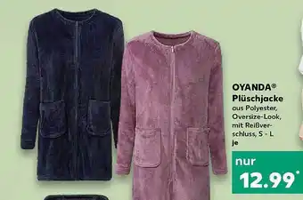 Kaufland Oyanda plüschjacke Angebot