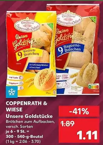 Kaufland Coppenrath & wiese unsere goldstücke Angebot