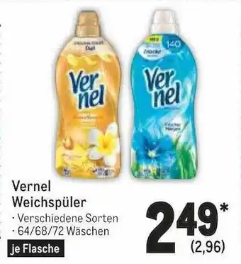 METRO Vernel weichspüler Angebot