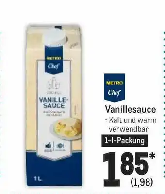 METRO Metro chef vanillesauce Angebot