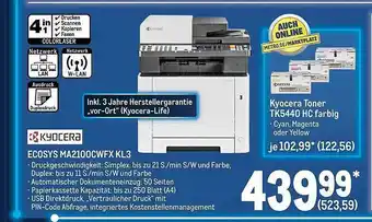 METRO Kyocera ecosys ma2100cwfx kl3 Angebot