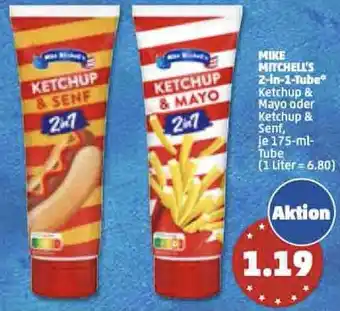 PENNY Mike Mitchell's 2in1 Tube 175 ml Tube Angebot