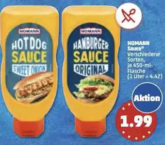 PENNY Homann Sauce 450 ml Flasche Angebot