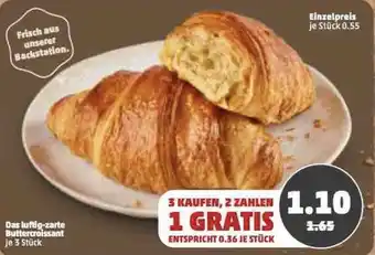 PENNY Das luftig zarte Buttercroissant Angebot