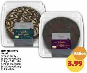 PENNY Best Moments Torte 500/450 g Packung Angebot