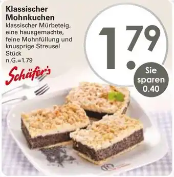 WEZ Schäfer's Klassischer Mohnkuchen Angebot