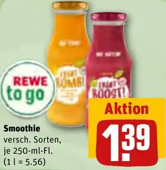 REWE Smoothie 250 ml Fl. Angebot