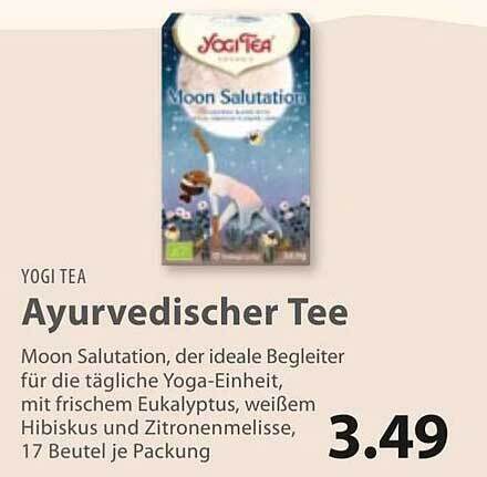 Yogi tea ayurvedischer tee Angebot bei basic