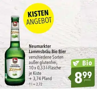 CITTI Markt Neumarkter Lammsbrau Bio Bier 10*330ml Angebot