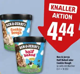 REWE Ben & Jerry's Half Baked oder Cookie Dough 465 ml Becher Angebot