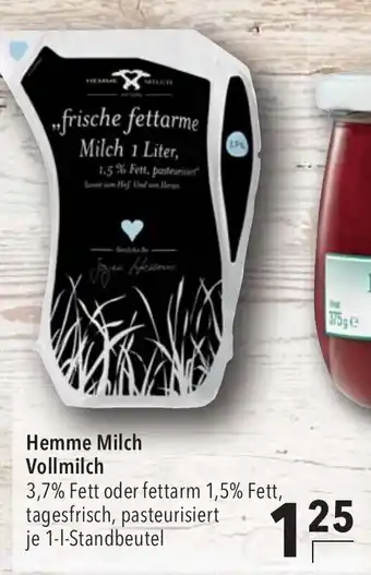 CITTI Markt Hemme Milch Vollmilch 1L Angebot