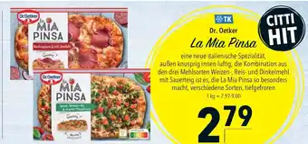 CITTI Markt Dr. Oetker La Mia Pinsa Angebot