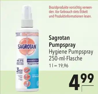 CITTI Markt Sagrotan Pumpspray 250ml Angebot