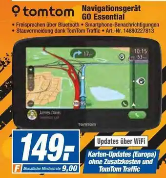 expert Techno Land Tomtom navigationsgerät go essential Angebot