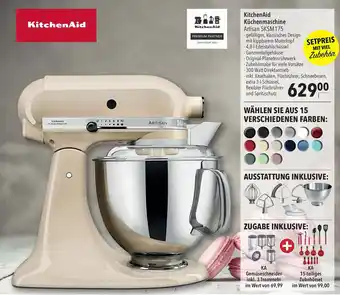 CITTI Markt KitchenAid Kuchenmaschine Artisan | 5KSM175 Angebot