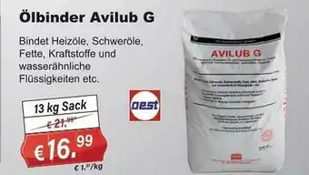 Stabilo Fachmarkt Oest ölbinder avilub g Angebot