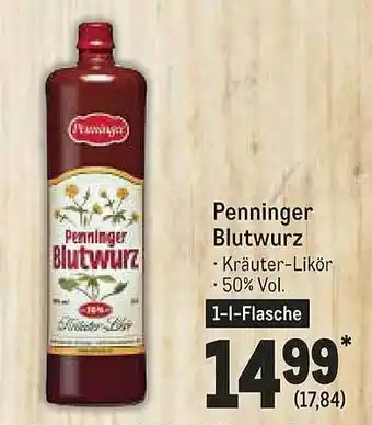 METRO Penninger blutwurz Angebot